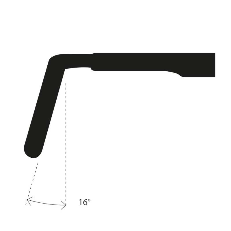 Cintre DEDA SUPERZERO GRAVEL CARBON - Ø 31,7 - 440 mm