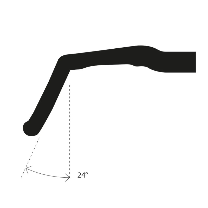 Cintre DEDA Gera Alluminium RHM - Ø31,7 (420 mm) 24°