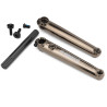 Pédalier BMX MISSION Transit V3 170mm Black-chrome