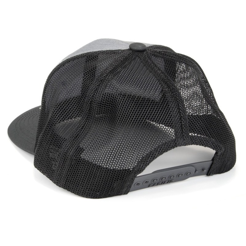 Casquette PROFILE RACING trucker vintage gris-noire