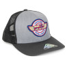 Casquette PROFILE RACING trucker vintage gris-noire
