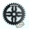Plateau BIKELIFE Tiktok aluminium 33 dents noire