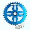 Plateau BIKELIFE Tiktok aluminium 33 dents bleue