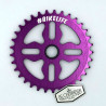 Plateau BIKELIFE Tiktok aluminium 33 dents violette