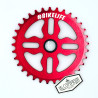 Plateau BIKELIFE Tiktok aluminium 33 dents rouge