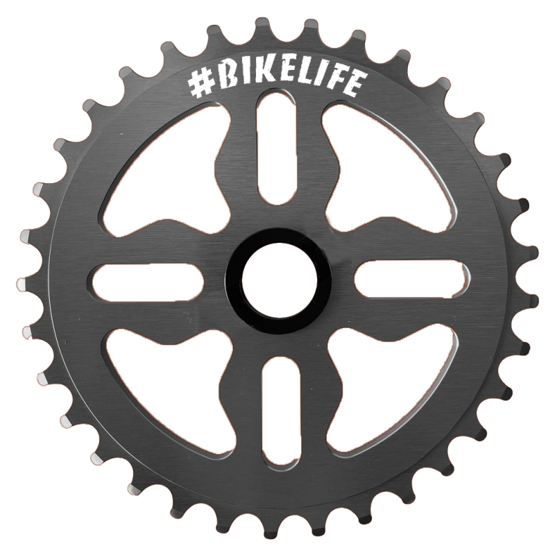 Plateau BIKELIFE Tiktok aluminium 33 dents polie