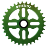 Plateau BIKELIFE Tiktok aluminium 33 dents verte