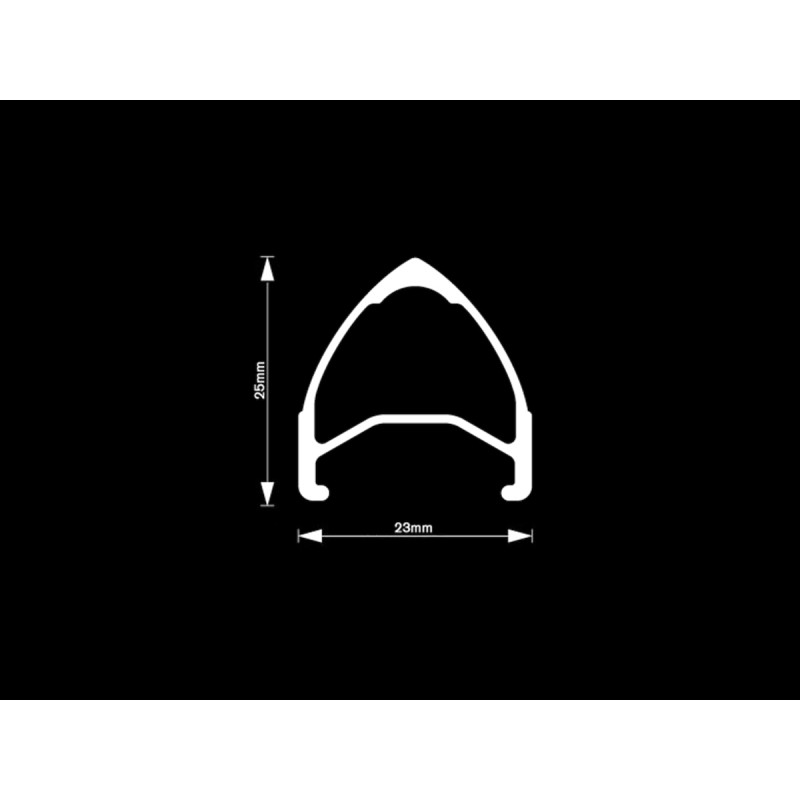 Roue Avant Custom FIXIE - Jante Archetype - Moyeu BLB King - 32 H