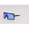 Lunettes COLLECTIVE BIKES Epsilon - écran bleu - noires