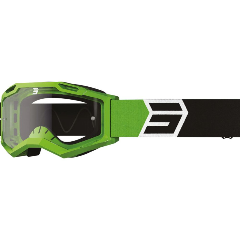 Masque SHOT Assault 2.0 vert gloss - solar