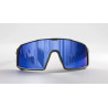 Lunettes COLLECTIVE BIKES Epsilon - écran bleu - noires