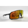 Lunettes COLLECTIVE BIKES - écran orange - noires
