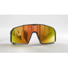 Lunettes COLLECTIVE BIKES - écran orange - noires