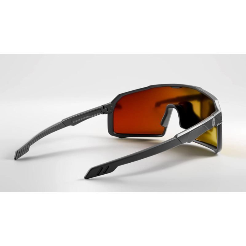 Lunettes COLLECTIVE BIKES Epsilon - écran orange - noires