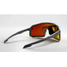 Lunettes COLLECTIVE BIKES Epsilon - écran orange - noires