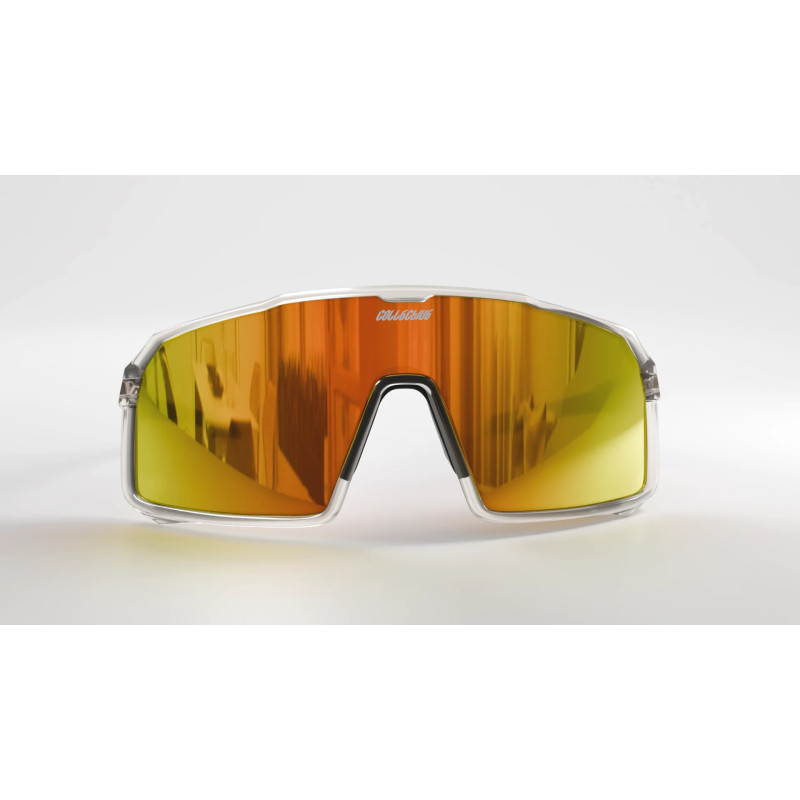 Lunettes COLLECTIVE BIKES Epsilon - écran orange - clear