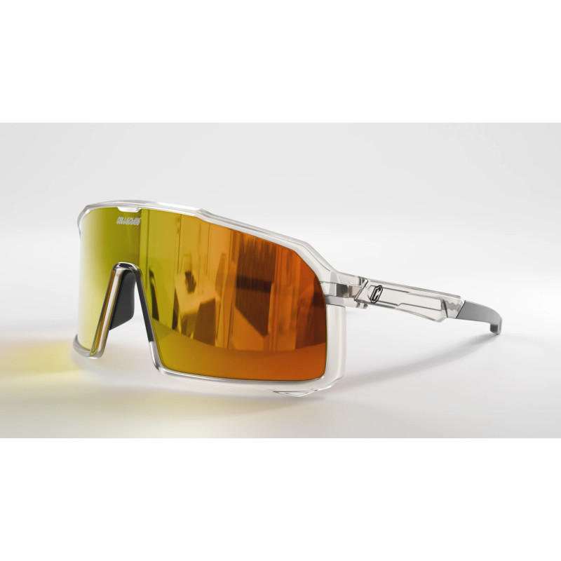 Lunettes COLLECTIVE BIKES Epsilon - écran orange - clear