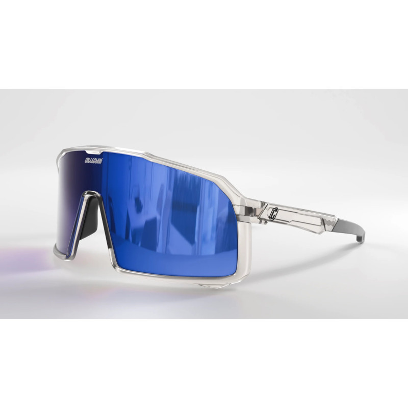 Lunettes COLLECTIVE BIKES Epsilon - écran bleu - clear
