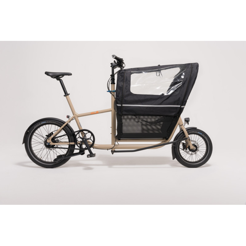 Housse De Pluie Transparente PVC Pour Siège Enfant Vélo - Imperméable, Coupe-vent - Réglable, Facile à Installer