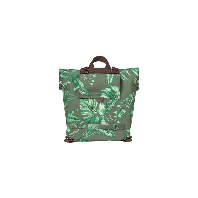 Sacoche-sac à dos BASIL bicycle shopper 14-19L hook vert