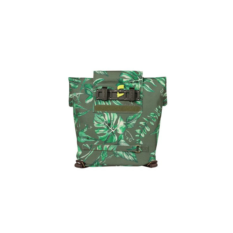 Sacoche-sac à dos BASIL bicycle shopper 14-19L hook vert