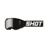 Masque SHOT Rocket noir - écran solid iridium - taille enfant
