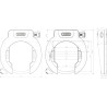 Antivol de cadre ABUS pro amparo 4750 XL R