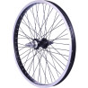Roue arrière VELOX Kargo 20 pouce RL 48s axe 14mm noire