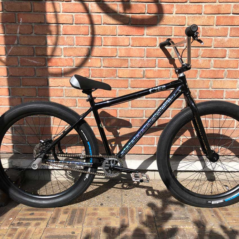 Collective Bikes C2 low custom 27.5' chromé - noir
