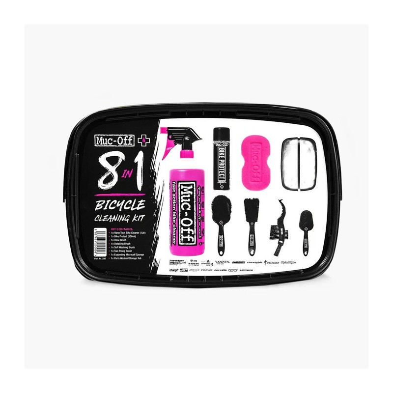 kit de nettoyage vélo MUC-OFF - 8 en 1