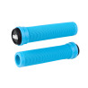 Poignées ODI Longneck flangeless - 135mm bleues aqua