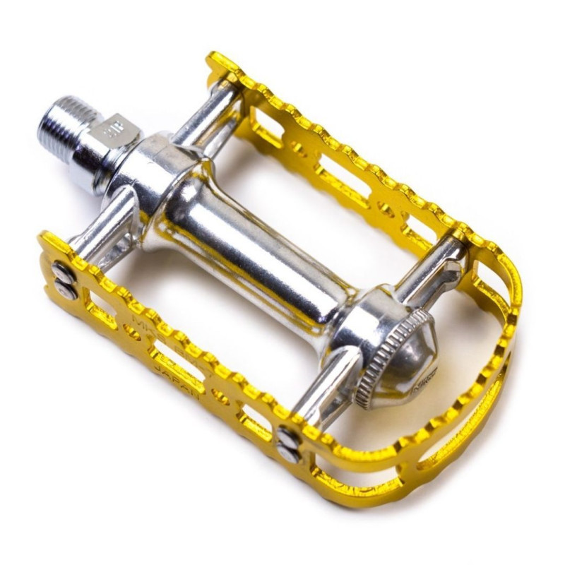 Pédales MKS BM-7 gold - old school bmx