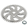 Plateau PROFILE RACING whippin chromée - 44t