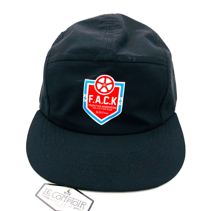 Casquette F.A.C.K 5 pannel - noire