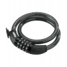 Cable antivol codes ABUS Boston 65cm noir