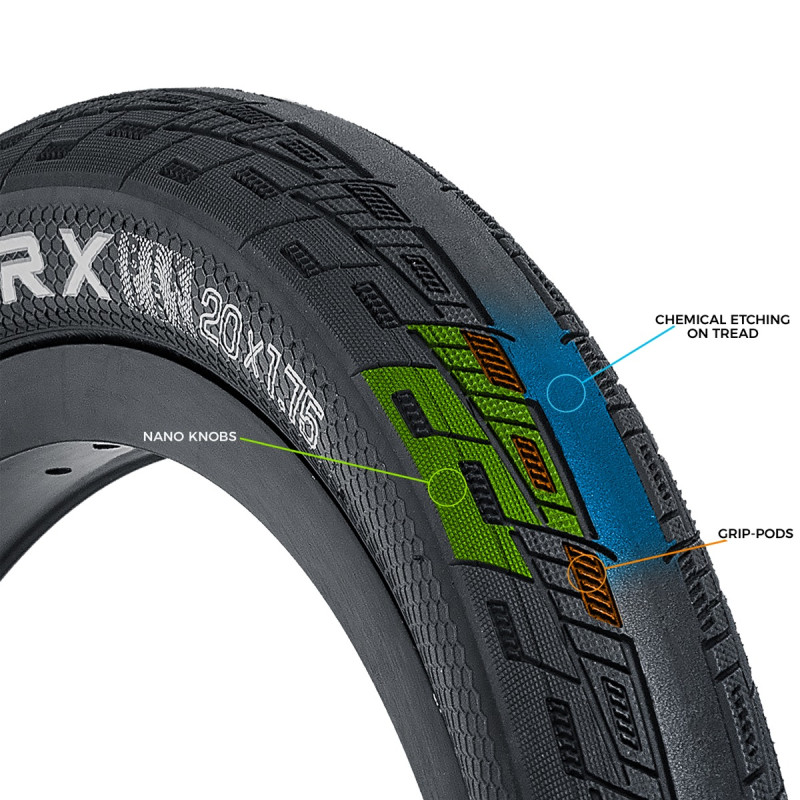 Pneu BMX racing TIOGA fastR noir - 20 pouces