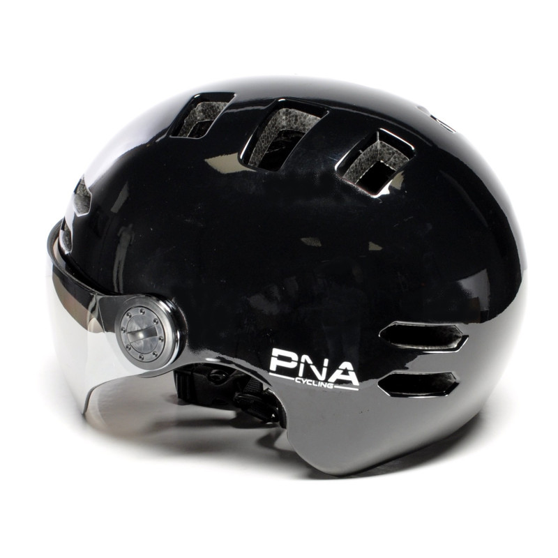 Casque P&A noir écran fumé - taille small