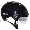 Casque P&A noir écran transparent - taille small