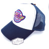 Casquette PROFILE RACING legacy trucker bleue