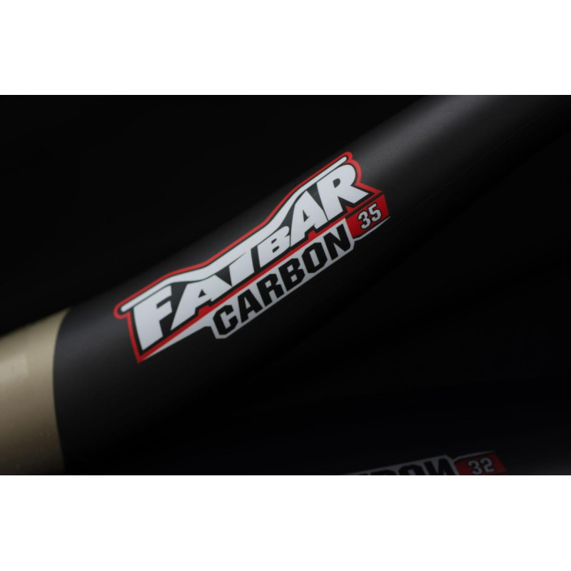 Guidon RENTHAL Fatbar Lite zero rise Ø31.8mm 780mm - carbone