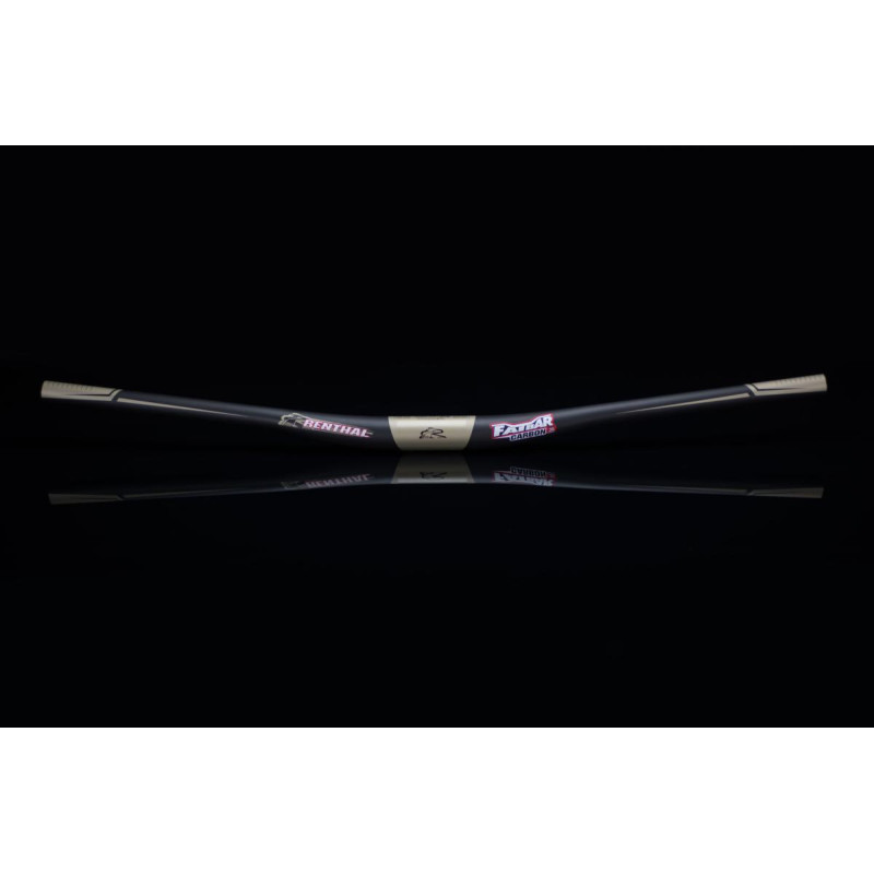 Guidon RENTHAL Fatbar Lite zero rise Ø31.8mm 780mm - carbone