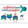Kit de stickers complet HARO Master 1984 blanc