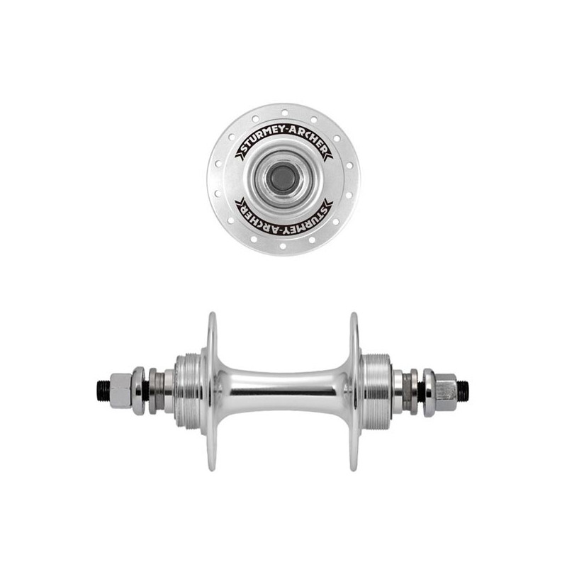 Moyeu arrière de fixie STURMEY ARCHER chromé - 36h