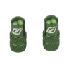 Bouchons de Valve INSIGHT Aluminium presta - la paire vert