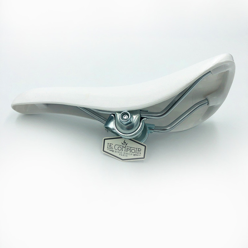 Selle BMX AERO kashimax replica blanche - old school bmx