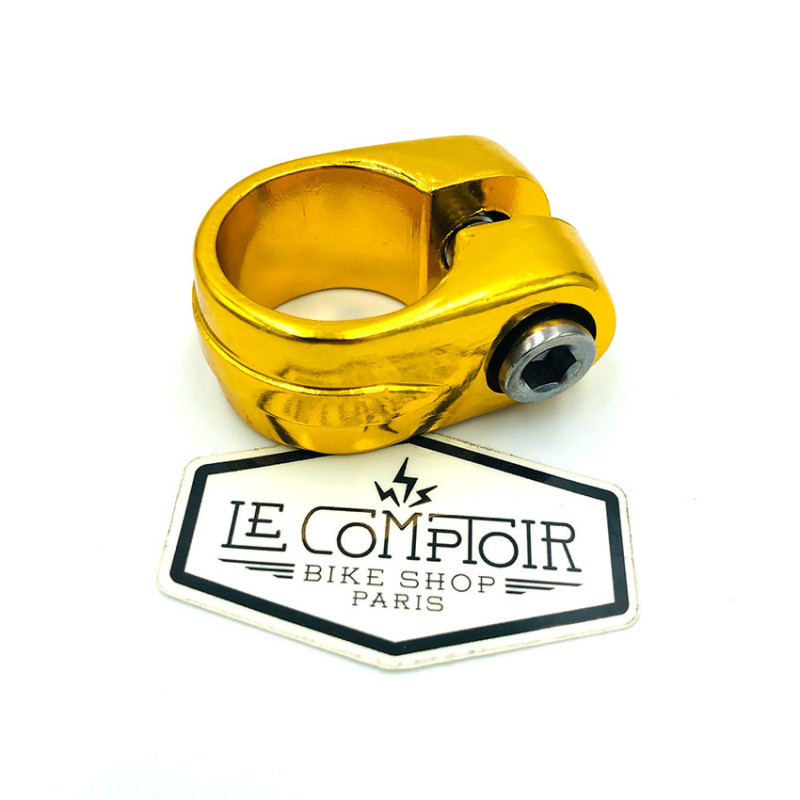 Collier de selle SUNTOUR replica Ø25.4mm or - old school bmx