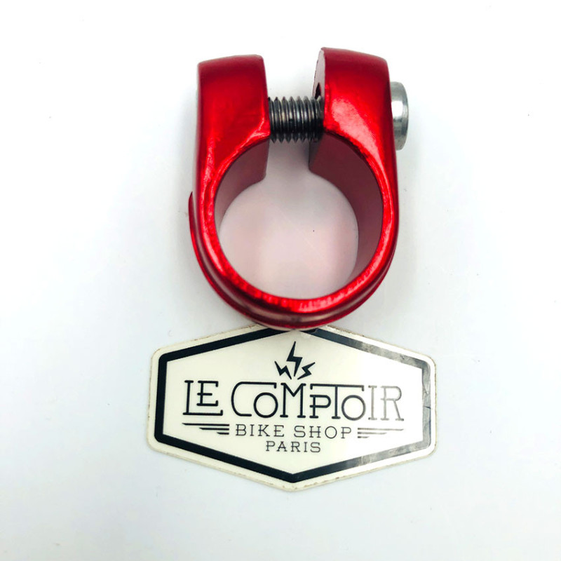 Collier de selle SUNTOUR replica Ø25.4mm rouge - old school bmx