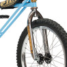 Fourche SE BIKES Quadangle STR-1 chrome - 20 pouces