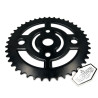 Plateau SE BIKES acier noir - 43 dents