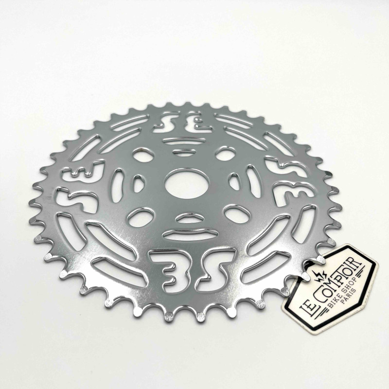 Plateau SE BIKES Flyer chromé - 39 dents